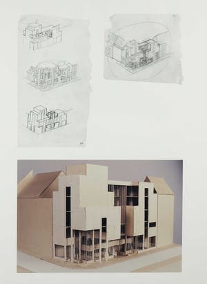 Abel Cahen - Offset en foto, Bibliothèque d'architecte - Ingelijst kopen? Bied vanaf 35!