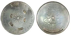 AcheterZilveren eeuwigdurende kalender 'Calendarium Perpetuum' (ca. 1700)? Enchérissez de 500!