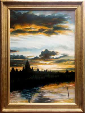 Jan Kaat - Westzijderveld - Zaanstreek - molen Het Prinsenhof verkocht voor € 95!