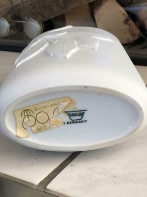 Rosenthal - Porseleinen vaas met blad kopen? Bied vanaf 100!