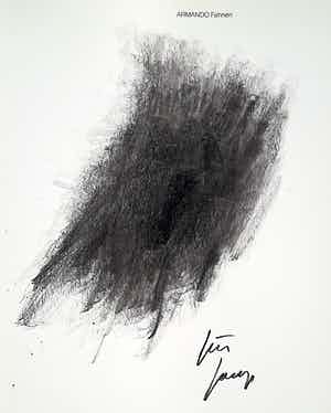 Armando - Fahnen (1984), publicatie met originele tekening verkocht voor € 195!