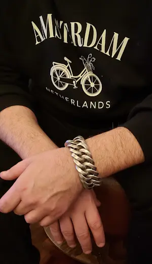 Buddha to Buddha armband chainXL  3cm kopen? Bied vanaf 330!