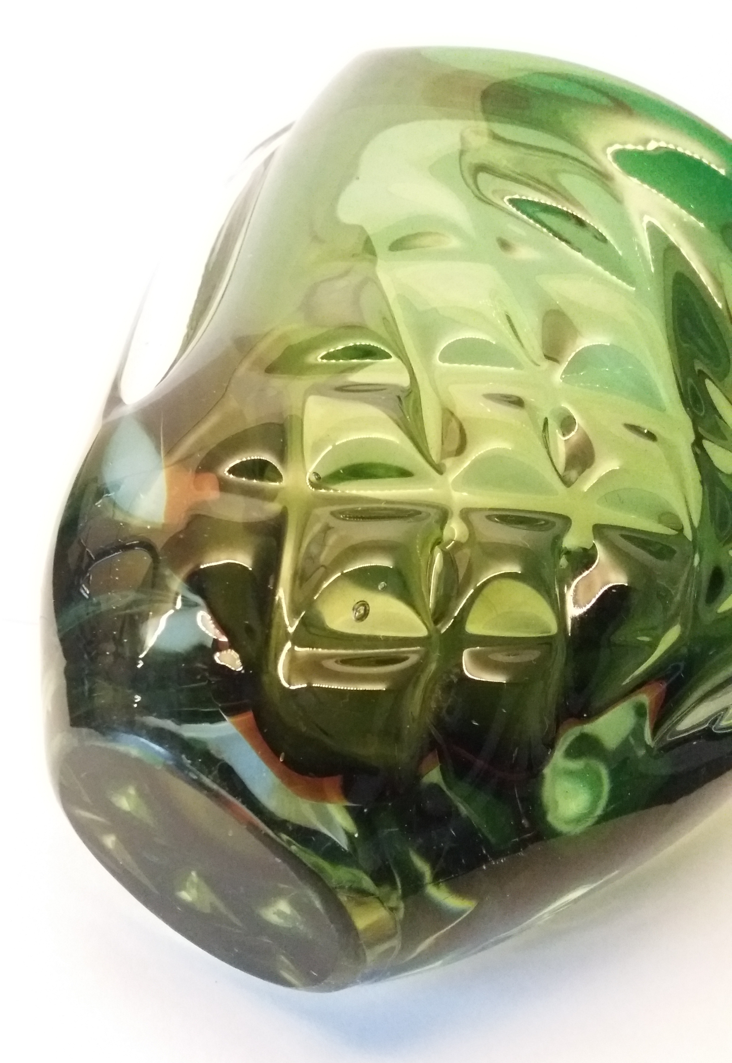 Niet of onleesbaar gesigneerd - Groene Murano Made in italie Glass kopen? Bied vanaf 1!