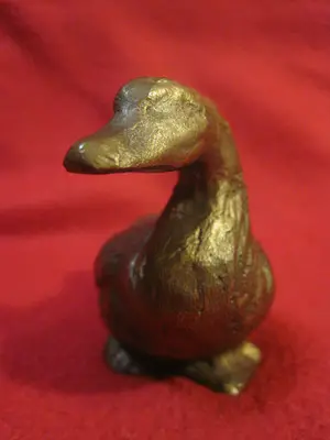 Brons (Onbekend) - Gans, symbool van liefde, trouw en verbondenheid. kopen? Bied vanaf 35!