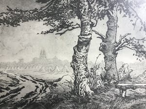 Toon de Jong - Basiliek Sint Jan gezien vanaf de…. kopen? Bied vanaf 1!