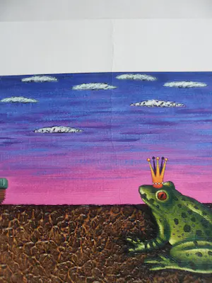 Dadara - Zeefdruk: Frog kopen? Bied vanaf 50!