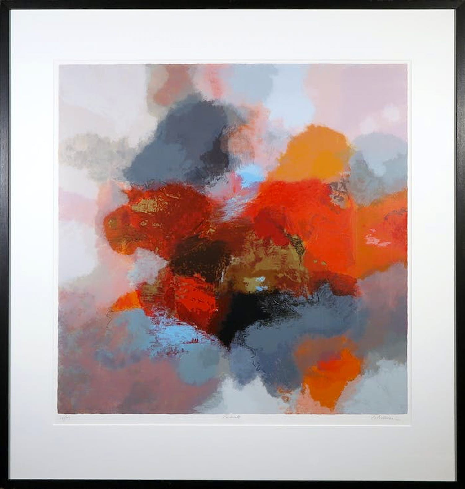 Eelco Maan - Zeefdruk, Pastorale - Ingelijst (Groot) kopen? Bied vanaf 1!