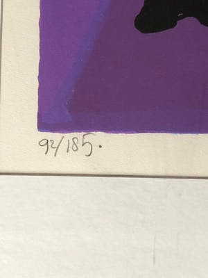 Ad Verstijnen - Zeefdruk, Broer en Zus - Ingelijst (passe-partout / met glasschade) kopen? Bied vanaf 150!