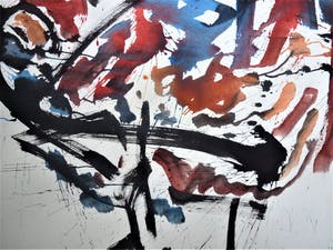 Anton Heyboer - De oervogel Krachtige schildering . kopen? Bied vanaf 350!