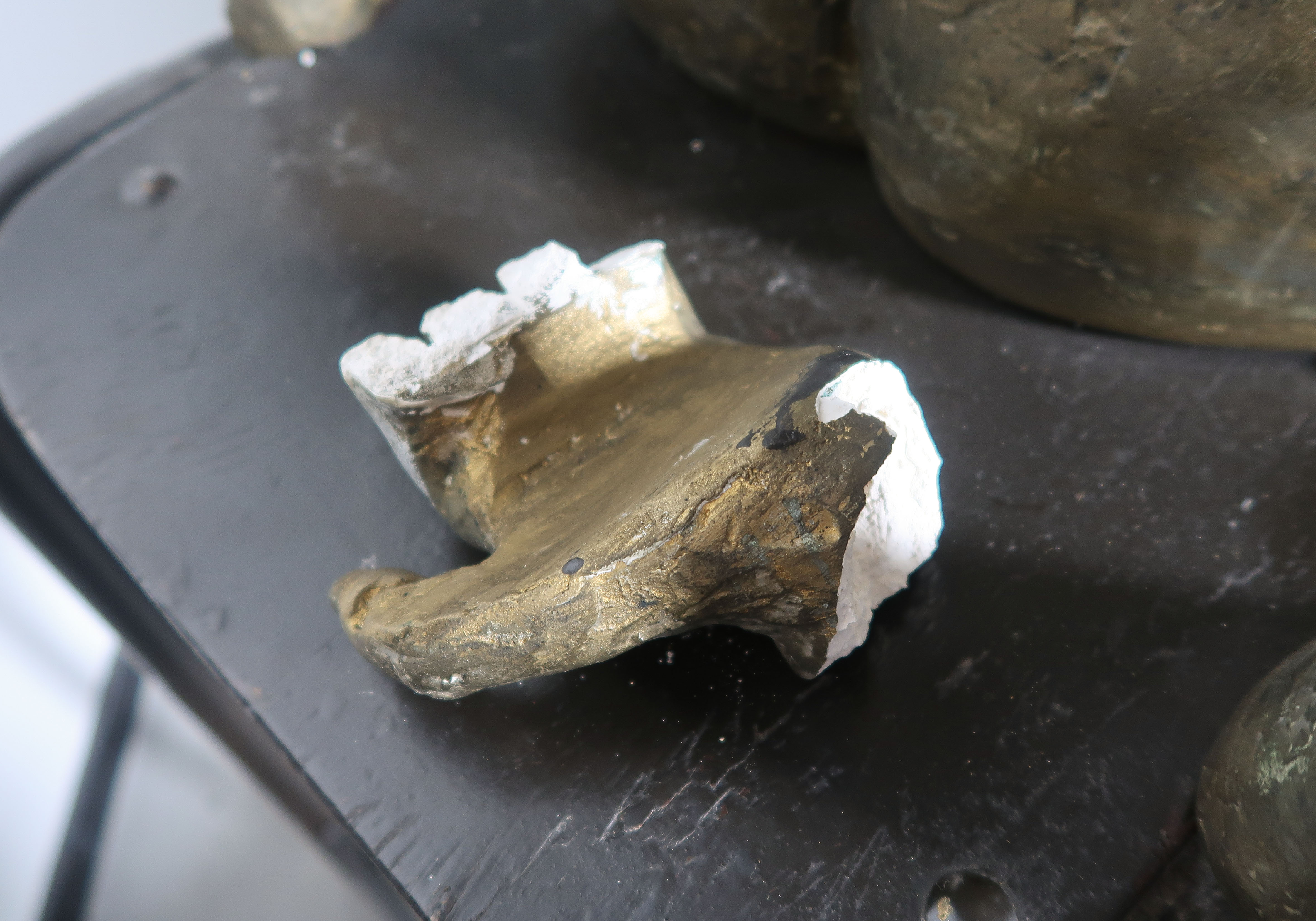 Toon Gielen - Beschilderd gips, Zittende naakte vrouw op kruk kopen? Bied vanaf 1!