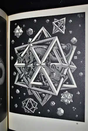 M.C. Escher - zeldzame catalogus 1954 Stedelijk Museum nr.118 - & ingelijst werk uit 1970 - kopen? Bied vanaf 175!