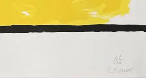 Roger Raveel - handgesigneerde kleurenzeefdruk | 'Bezinning bij de weerschijn' | 1993 kopen? Bied vanaf 1950!