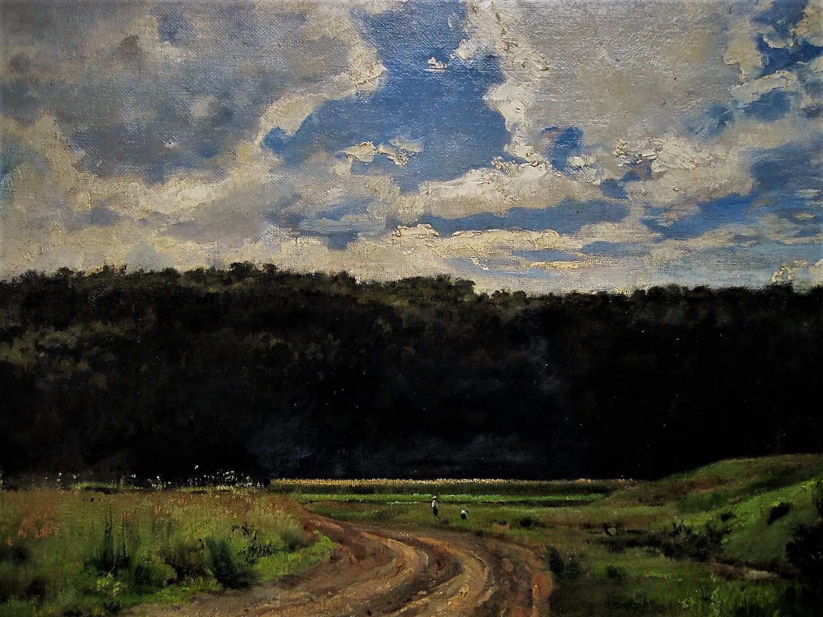 Niet of onleesbaar gesigneerd - Fraai ca. 1900 geschilderd "Indonesie Bali - theeplukkers - gesigneerd kopen? Bied vanaf 1!