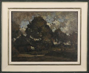 Herman Ansingh - Olieverf op paneel, Landschap - Ingelijst kopen? Bied vanaf 100!