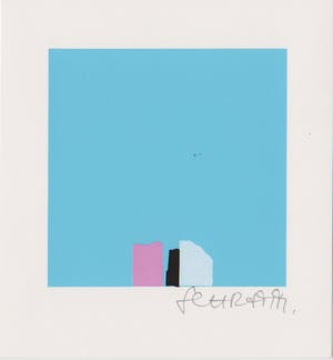 Bodo Schramm - Twee handgesigneerde zeefdrukken: Abstracte Composities I, II kopen? Bied vanaf 15!