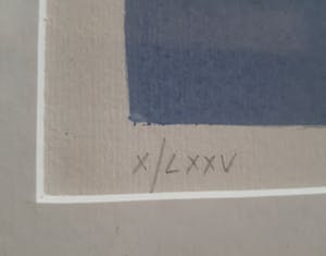 Osvaldo Peruzzi - Regatta op Bütten papier, ingelijst, groot kopen? Bied vanaf 60!