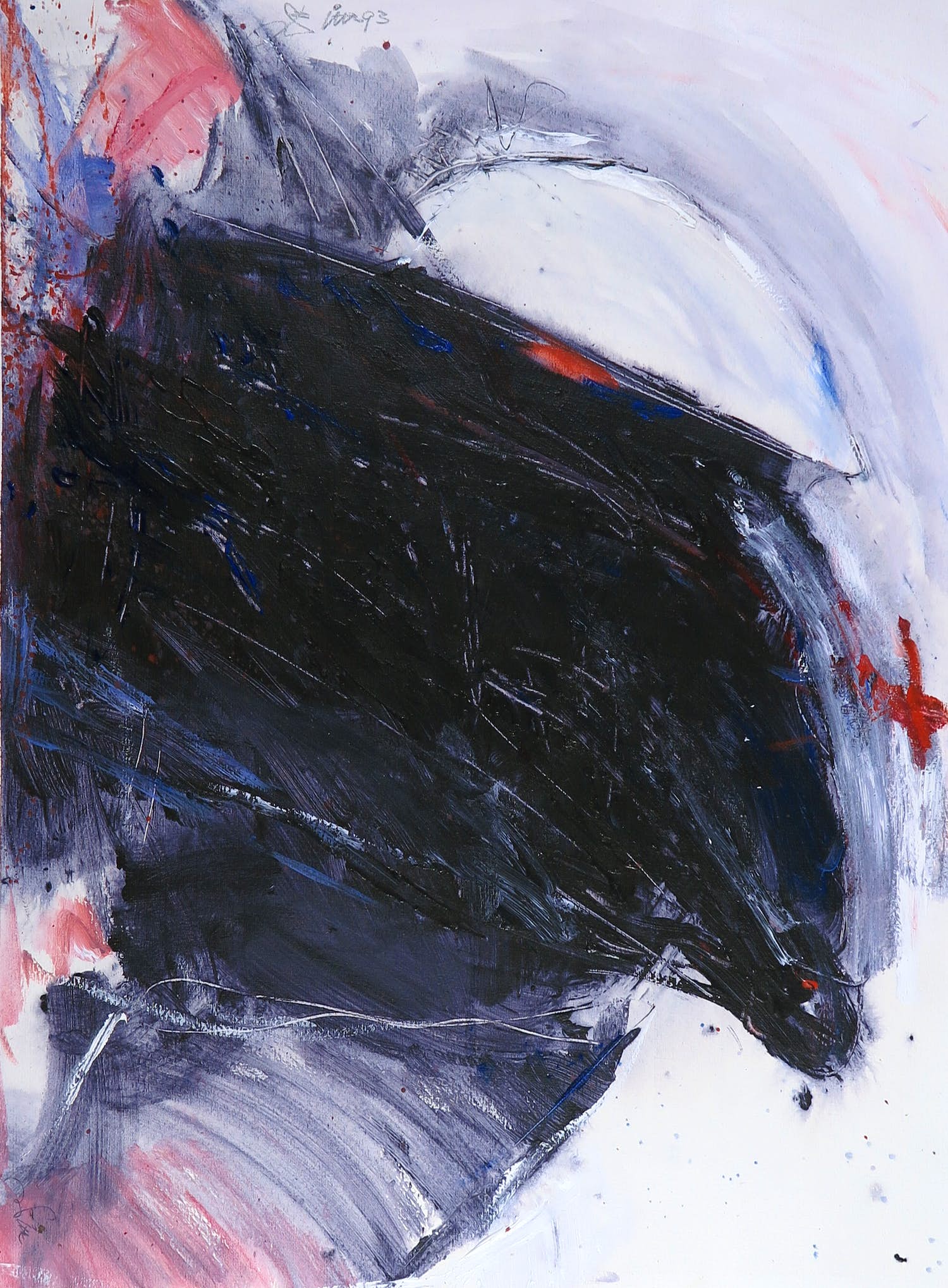 Franscz Witte - Gemengde techniek op papier, Zonder titel kopen? Bied vanaf 1!