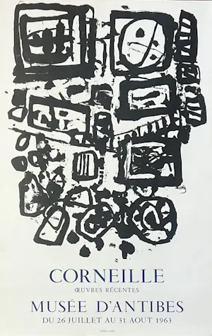 Corneille - Affiche van een historische tentoonstelling, Musée Picasso, 1963 kaufen? Bieten Sie von 80!