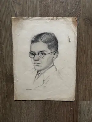 Albert Mulder - Albert BJ Mulder (1889-1987) - portret van een jonge man kopen? Bied vanaf 35!