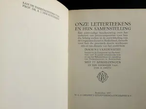 Antiquarisch Boek - Lettertekens kopen? Bied vanaf 30!