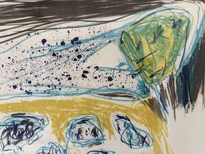 Asger Jorn - Jaune-bleu kopen? Bied vanaf 1650!