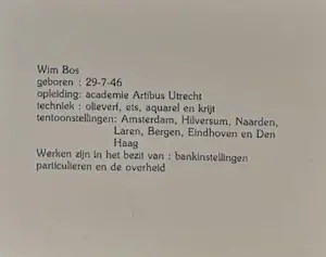 Wim Bos - Voorspeller kopen? Bied vanaf 50!