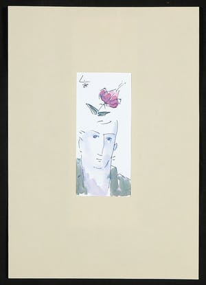 Leon Savelsberg - Aquarel op papier, Zonder titel kopen? Bied vanaf 1!