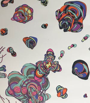 Jean-Luc Moerman - Zeefdruk - Gesigneerd - 'Nanohybride' - 86/150 - 2002 kopen? Bied vanaf 85!