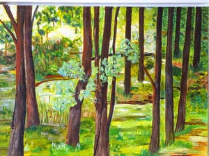 Niet of onleesbaar gesigneerd - Landschap met bos kopen? Bied vanaf 1!