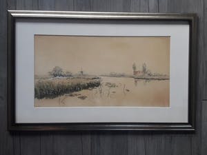 Jan Kagie (jr.) - Poldergezicht bij Schipluiden. kopen? Bied vanaf 60!