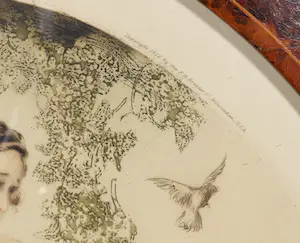 Louis Icart - Ets en aquatint, Vrouw met vogelkooi - Ingelijst kopen? Bied vanaf 250!