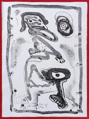 Lucebert - Figuren, litho kopen? Bied vanaf 150!