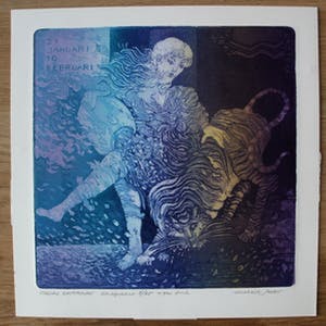 Michael Jepkes - Ets/aquatint - Zodiac Waterman kopen? Bied vanaf 49!