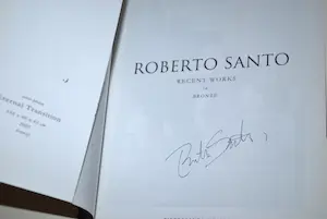 Roberto Santo - gesigneerd boekwerk bronzen plastieken kopen? Bied vanaf 15!