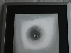 Curiosa - Gravure in aluminium-folie , Geometrisch abstract - ingelijst kopen? Bied vanaf 1!