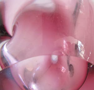 Niet of onleesbaar gesigneerd - Dubbelwandige Murano Sommerso Cranberry vrijgevormde vaas kopen? Bied vanaf 10!