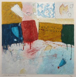 Alexander Vogels - Zeefdruk, Zonder titel - Ingelijst kopen? Bied vanaf 70!