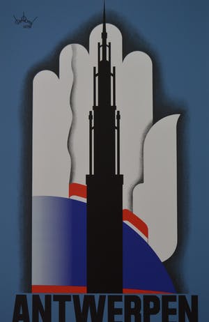 Lucien De Roeck - Antwerpen, kunststad, centrum van toerisme. (1934) - 1993 kopen? Bied vanaf 75!