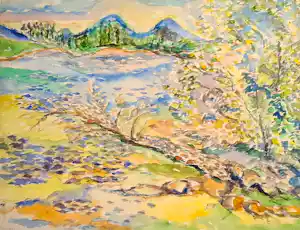 Judith Sobel - 'Boslandschap' vendu pour 325€ !