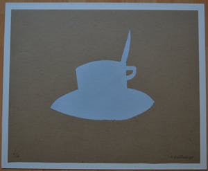 Klaas Gubbels - Kop en schotel met lepel. kopen? Bied vanaf 375!