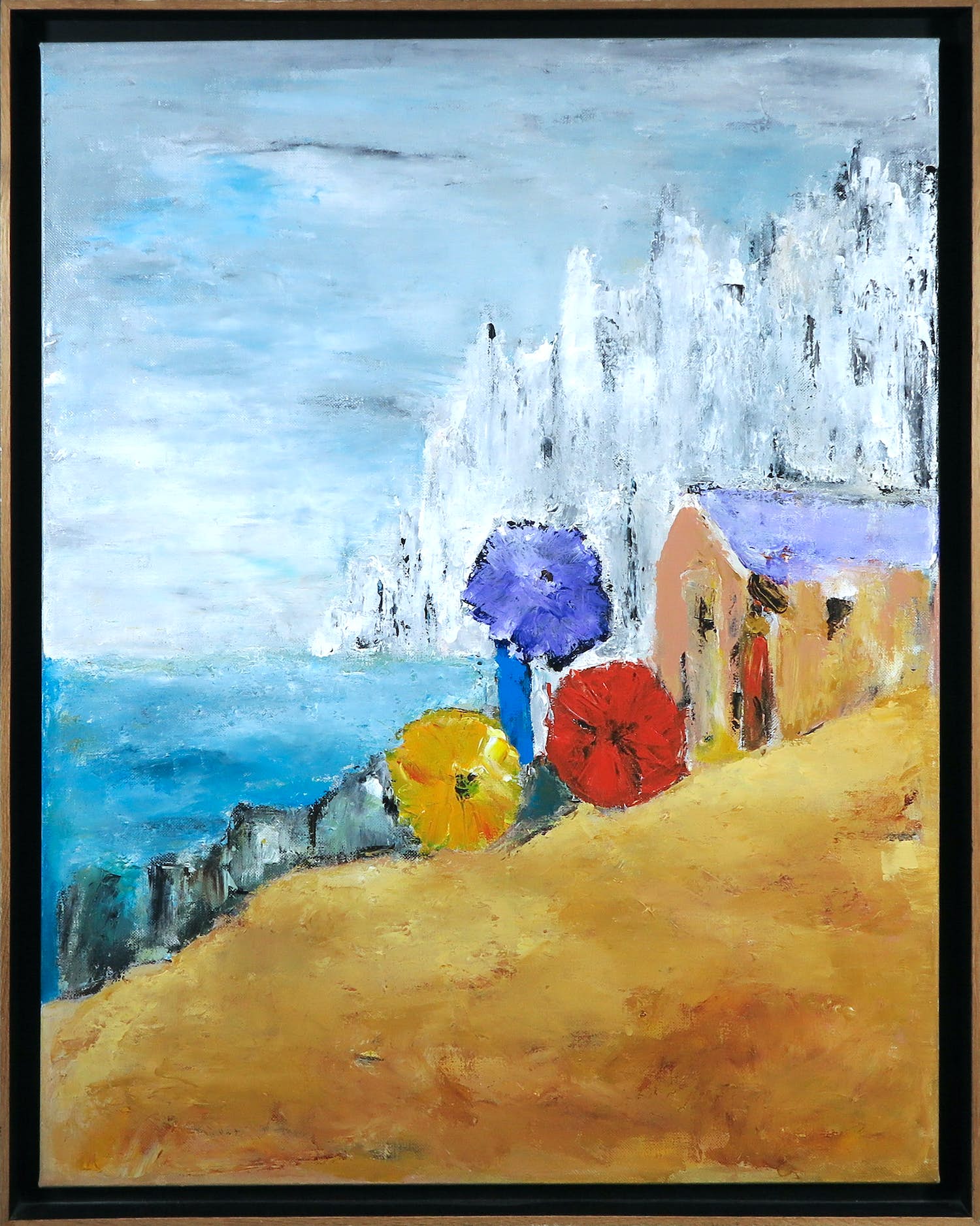 Erica Nass - Acryl op doek, Such as hame - Ingelijst (Groot) verkocht voor € 50!