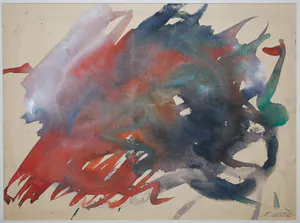 Albert Soons - 4 abstracte gouaches uit 1966 kopen? Bied vanaf 250!