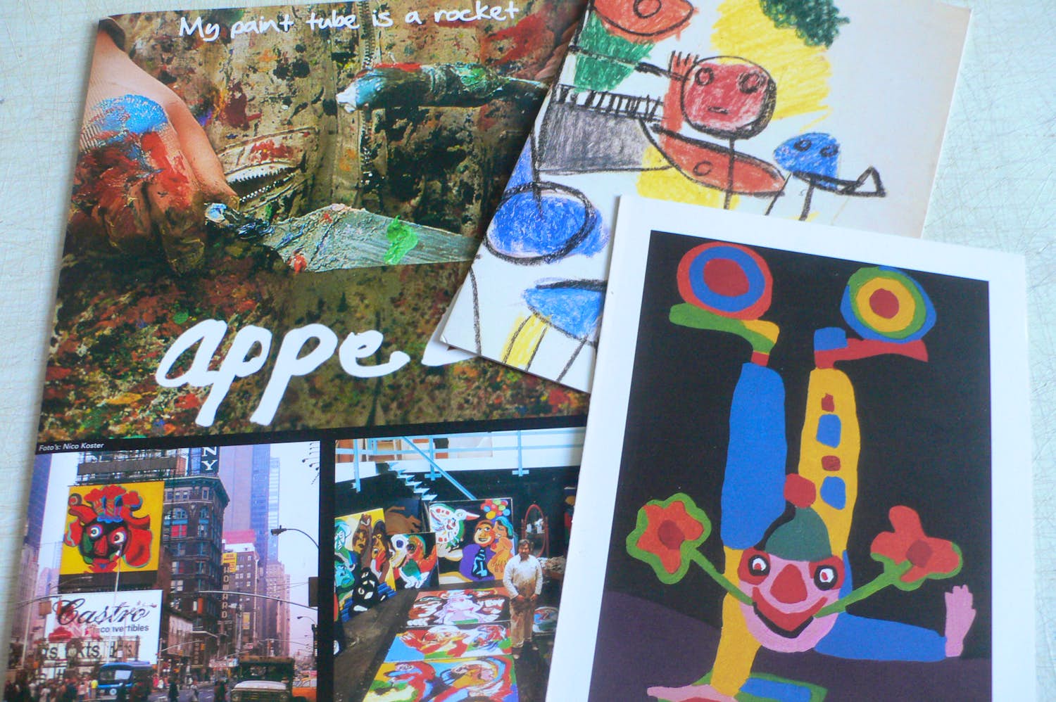 Karel Appel - Vijf Cobraboeken, samen met Corneille - + extra's verkocht voor € 40!
