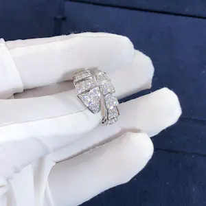 Cartier - 18K Gouden Diamanten Ring (±1,80 ct) – Serpenti Stijl Geïnspireerd op Bvlgari kopen? Bied vanaf 1750!