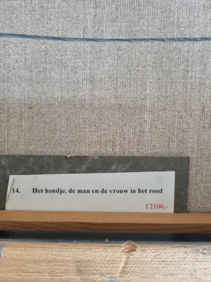 Rien Verschuur - Het hondje, de man en de vrouw in het rood kopen? Bied vanaf 50!