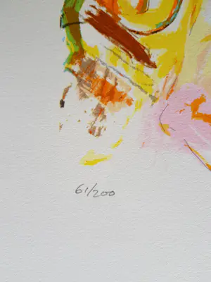 Paul de Lussanet - Liggend Naakt - Zeefdruk. kopen? Bied vanaf 50!