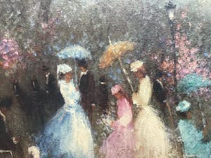 Niet of onleesbaar gesigneerd - Feestje aan de waterkant. kopen? Bied vanaf 1!