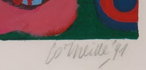 Corneille - Zeefdruk, Bain du Soleil - Ingelijst (Groot) kopen? Bied vanaf 500!