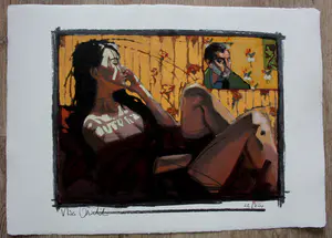 Nico Vrielink - Zeefdruk: Les Miserables(zelfportret Gauguin) kopen? Bied vanaf 99!