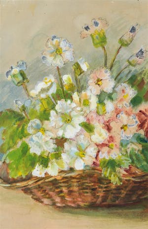 Marie de Man - Aquarel - Bloemstilleven kopen? Bied vanaf 35!